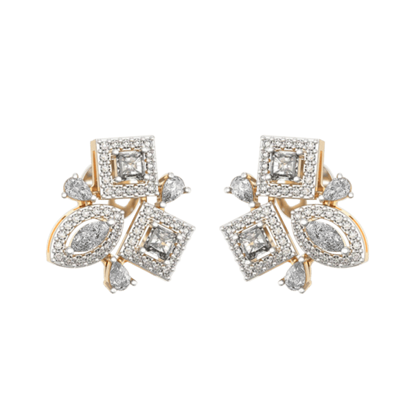 0.15 Ct Divine Delight Solitaire Diamond Earrings made from VVS EF diamond quality with 2.1 carat diamonds