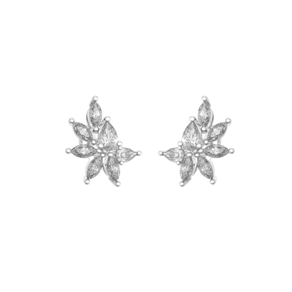 0.15 Ct Suave Scintillations Solitaire Diamond Earrings made from VVS EF diamond quality with 1.32 carat diamonds