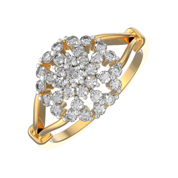 Adorable Allium Diamond Ring made from VVS EF diamond quality with 0.52 carat diamonds