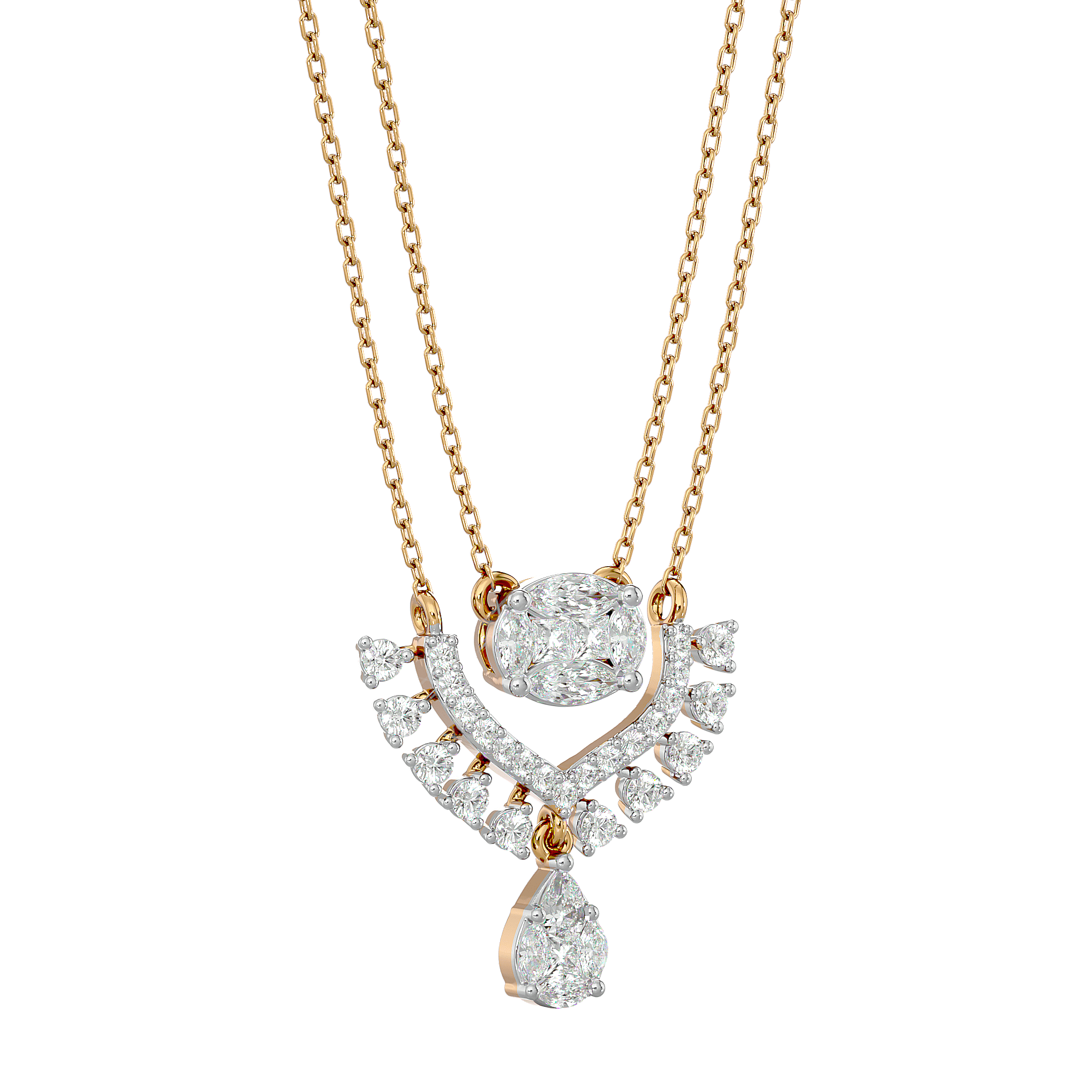 14K Gold Single Diamond Necklace, Best Price Today!