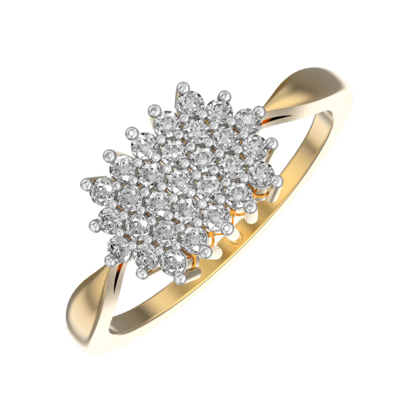 Cheerful Coruscations Diamond Ring made from VVS EF diamond quality with 0.33 carat diamonds