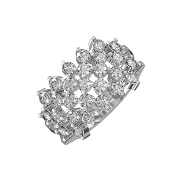 VVS EF Grade Dazzles Galore Diamond Ring with 1.32 carat diamonds