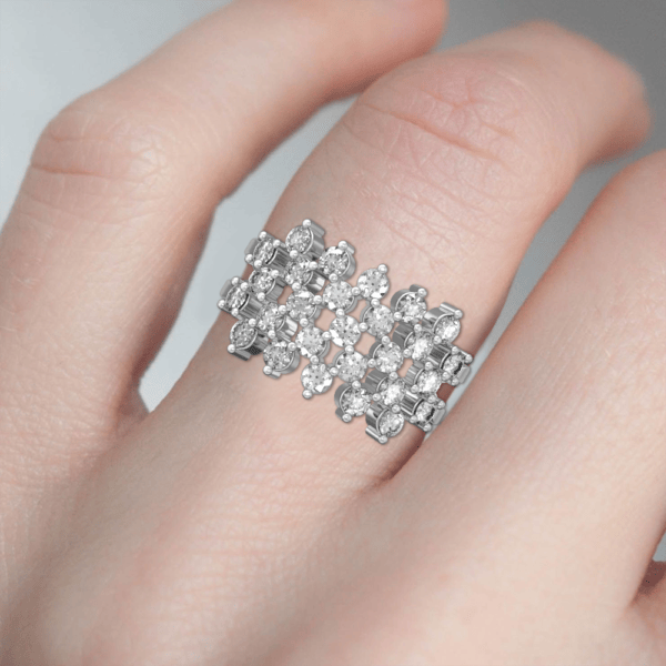 Human wearing the Dazzles Galore Diamond Ring