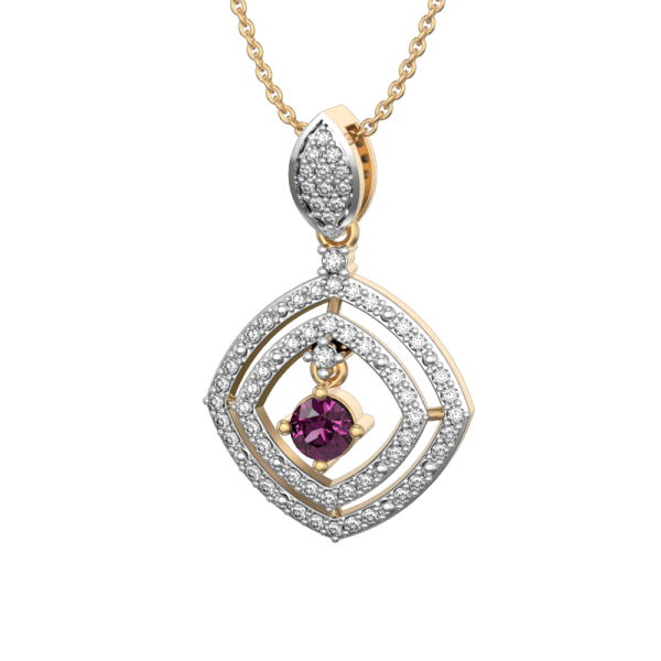 VVS EF Grade Elegant Elysia Diamond Pendant with 0.45 carat diamonds