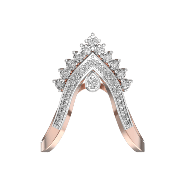 View of the Eternal Empress Diamond Ring in close up