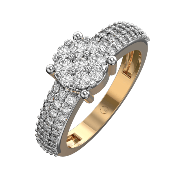 Glamor Goddess Diamond Ring made from VVS EF diamond quality with 0.57 carat diamonds