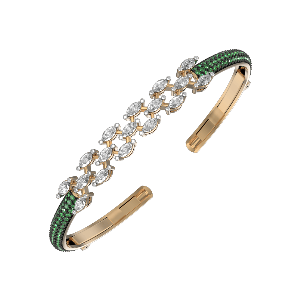 3.84 Carat Pave Diamond Bracelet in 14K Yellow Gold - Filigree Jewelers