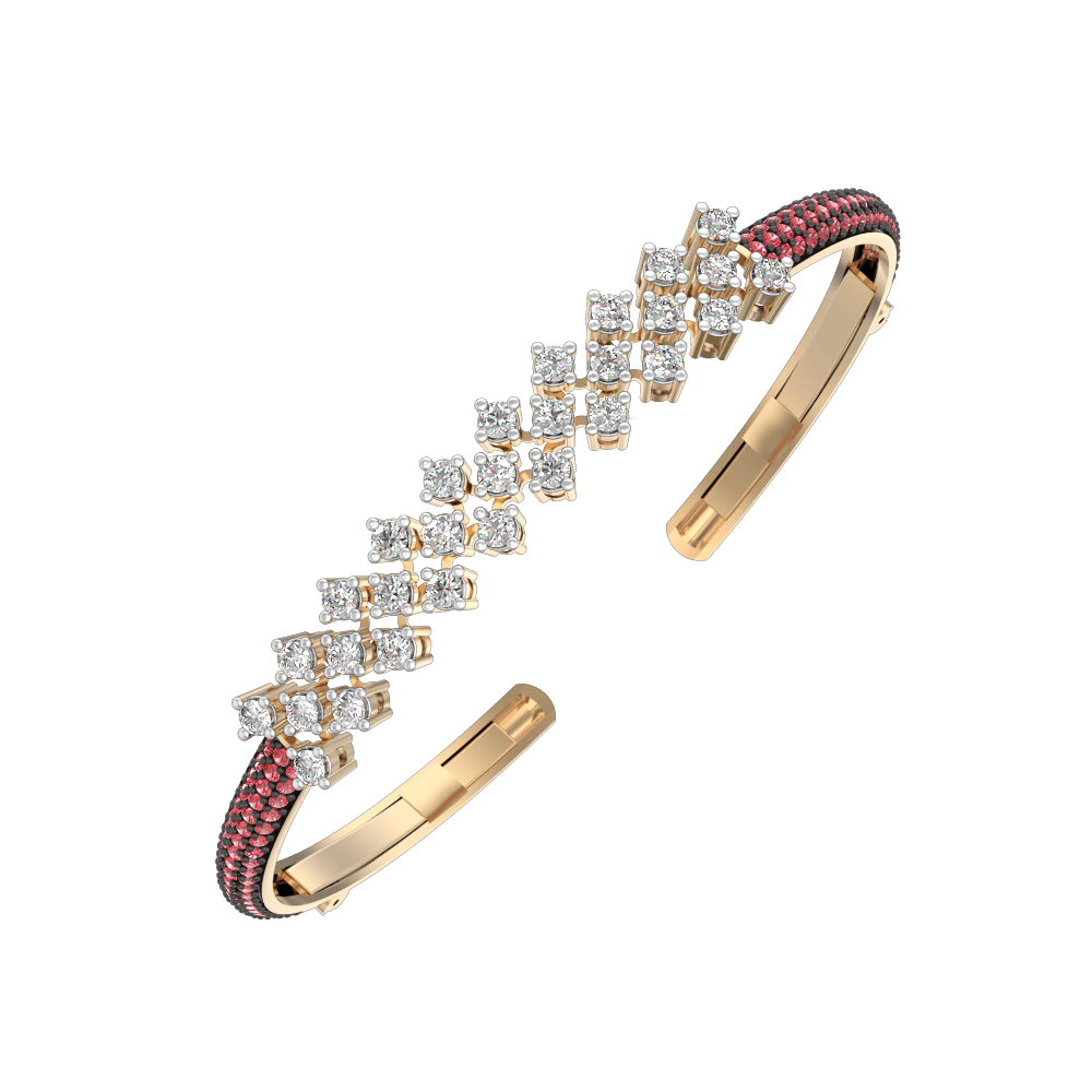 Ladies Crystal Diamond Bracelet For Daily And Party Wear at 20000.00 INR in  Mumbai | Pan Gems Llp