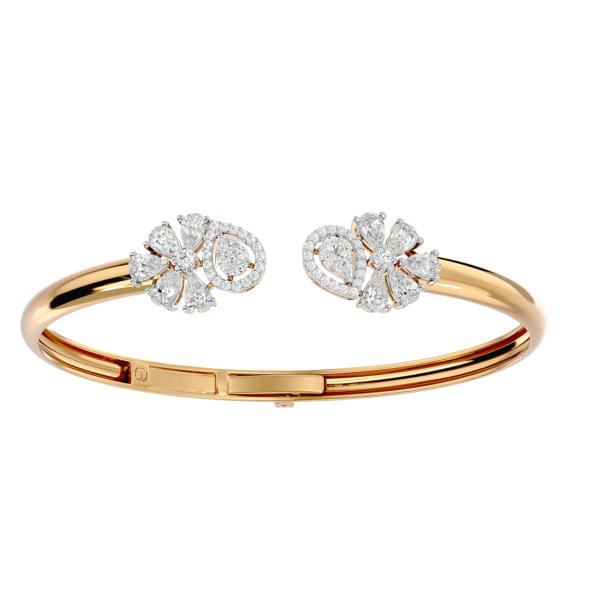 VVS EF Grade Graceful Stunner Diamond Bracelet with 1.86 carat diamonds