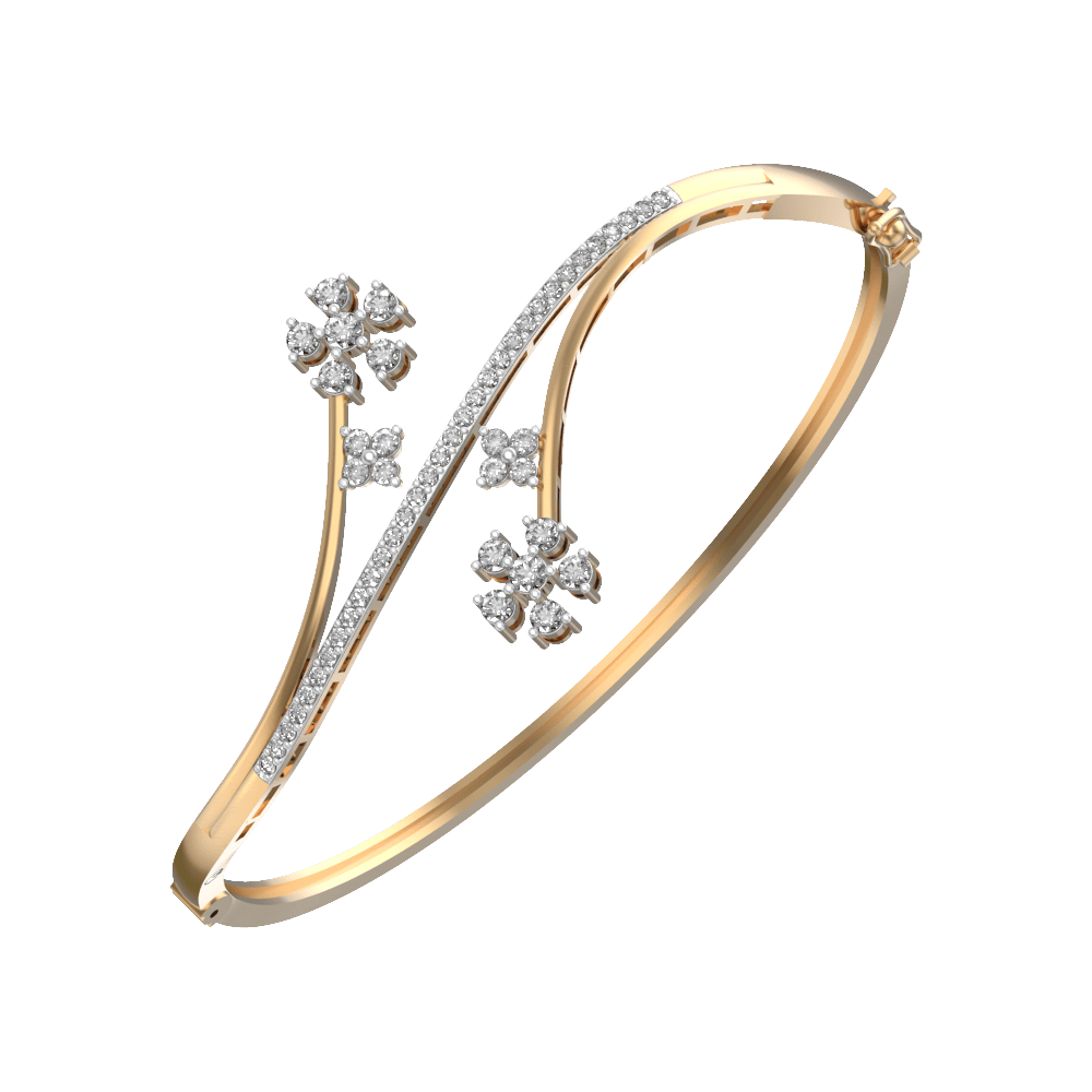 Impressive-Blossoms-Diamond-Bracelet-BR0157A-View-01