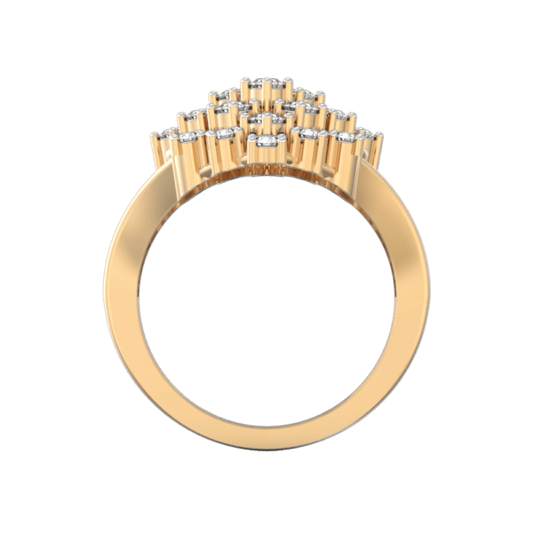 An additional view of the Matchless Magnificence Diamond Ring