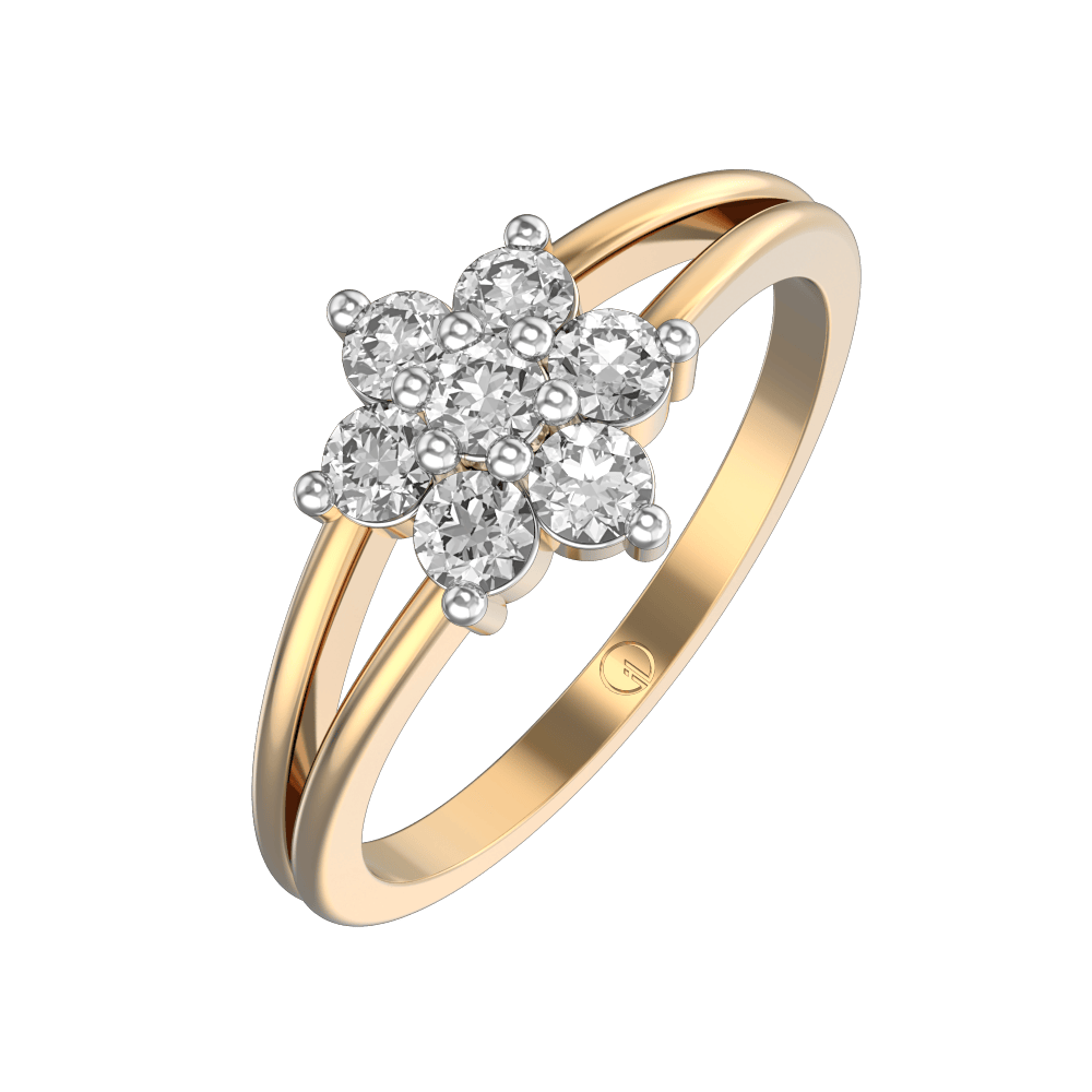 Sprouting Dazzles Diamond Ring