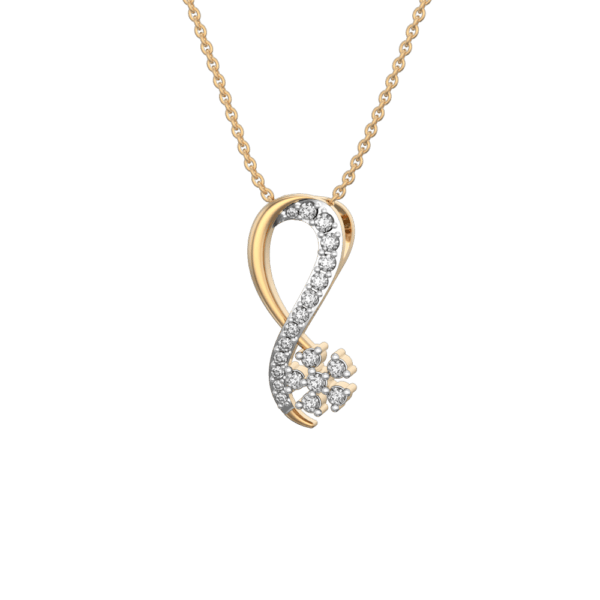 Merry Matilda Diamond Pendant made from VVS EF diamond quality with 0.26 carat diamonds