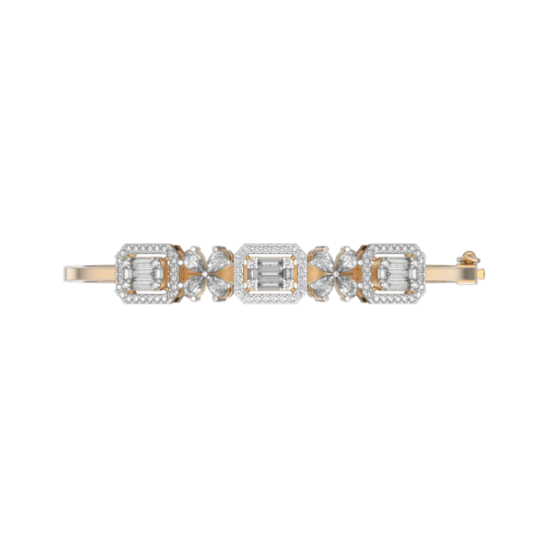 View of the Ornate Contessa Diamond Bracelet in close up