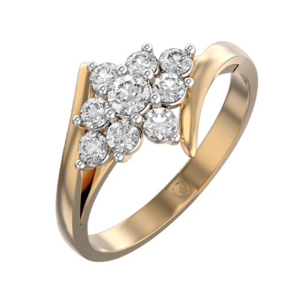 Princess Amelia Diamond Ring made from VVS EF diamond quality with 0.65 carat diamonds