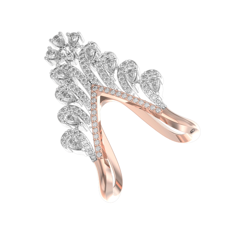 Crowning Charms Diamond Vanki Ring