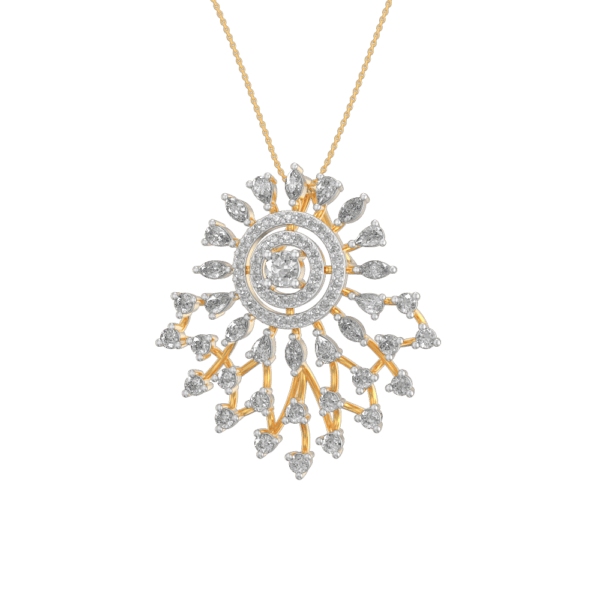 Regal Archduchess Diamond Pendant made from VVS EF diamond quality with 1.11 carat diamonds