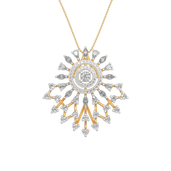 View of the Regal Archduchess Diamond Pendant in close up