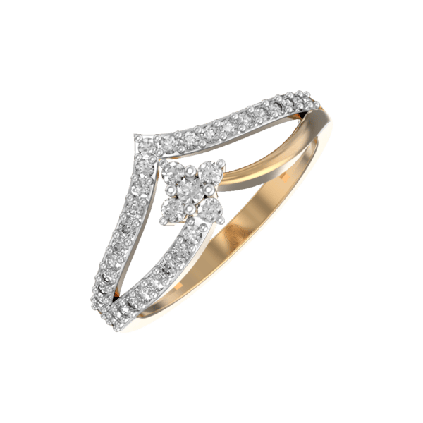 VVS EF Grade Regal Choice Diamond Ring with 0.39 carat diamonds