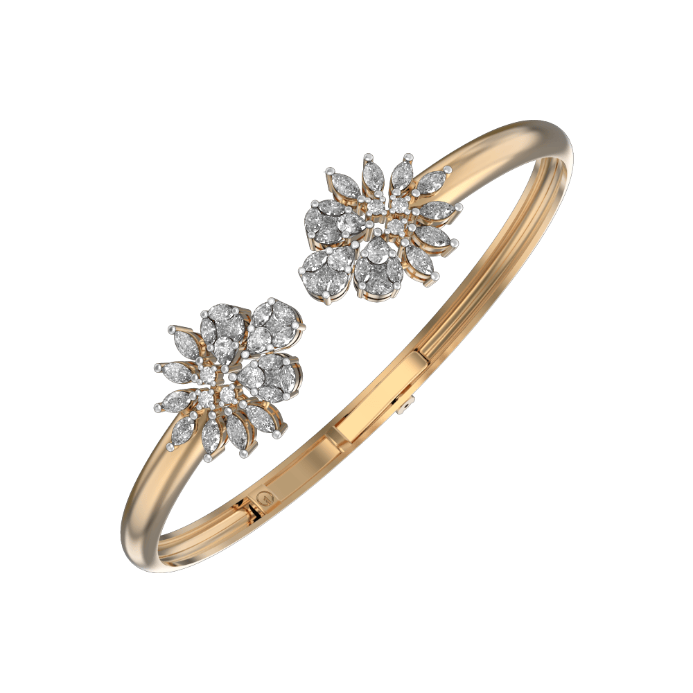 Resplendent-Florals-Diamond-Bracelet-BR0106A-View-01