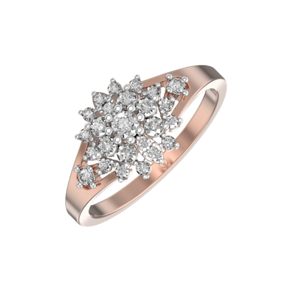 VVS EF Grade Sovereign Sultana Diamond Ring with 0.41 carat diamonds