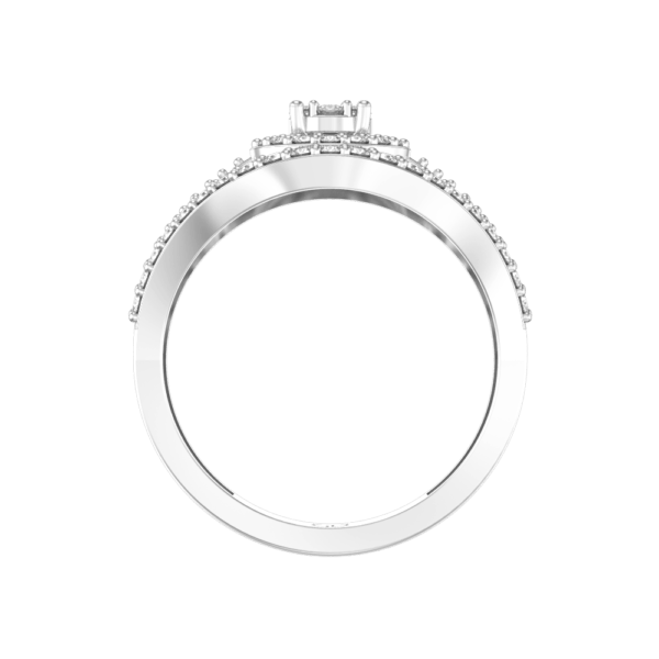 An additional view of the Stupefying Opulence Diamond Ring