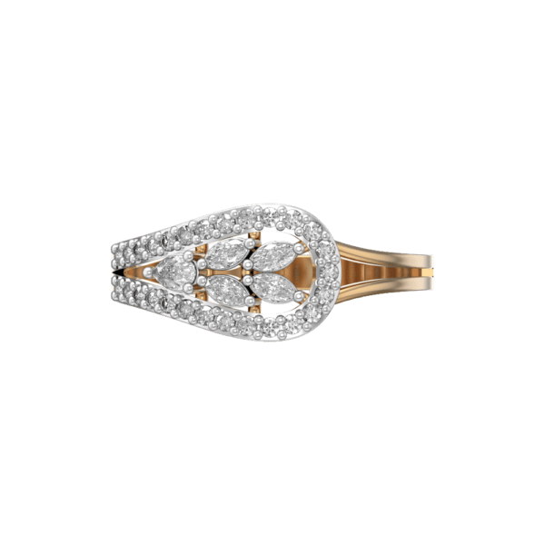 View of the Stylish Splendour Diamond Ring in close up