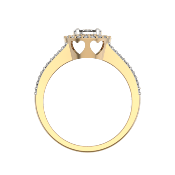 An additional view of the Tender Twinkles Diamond Ring