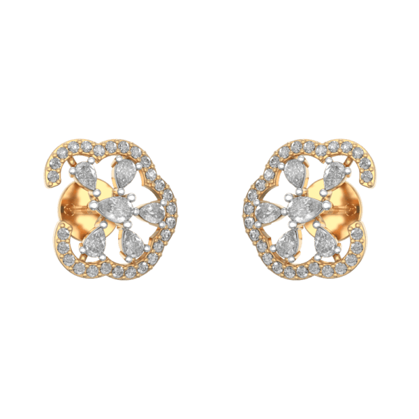 Beautous Daily Dazzle Diamond Studs made from VVS EF diamond quality with 1.07 carat diamonds