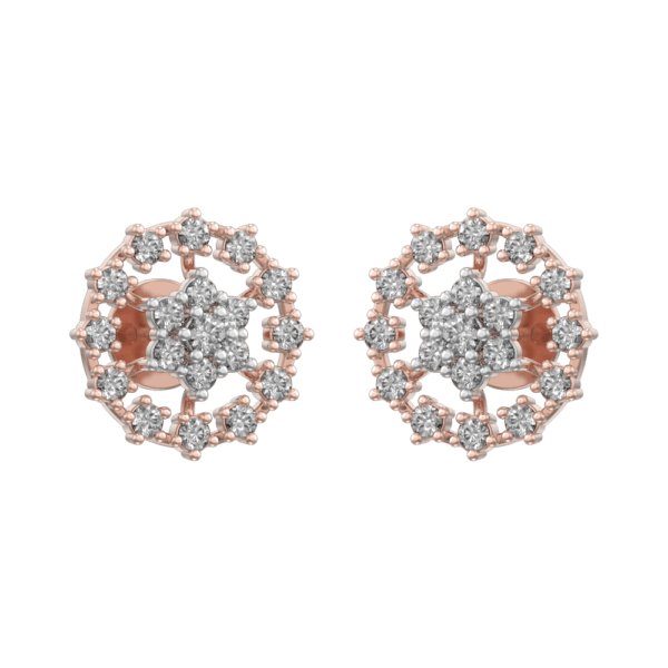 Blooming Belle Diamond Earrings made from VVS EF diamond quality with 0.68 carat diamonds
