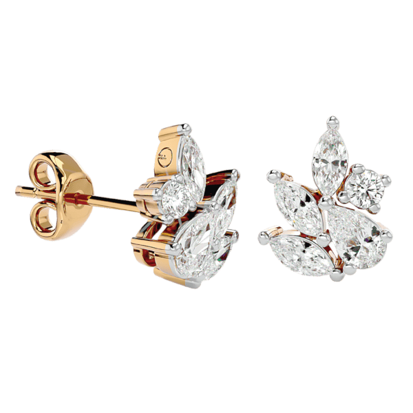 VVS EF Grade Chimerical Cherub Diamond Earrings with 0.92 carat diamonds