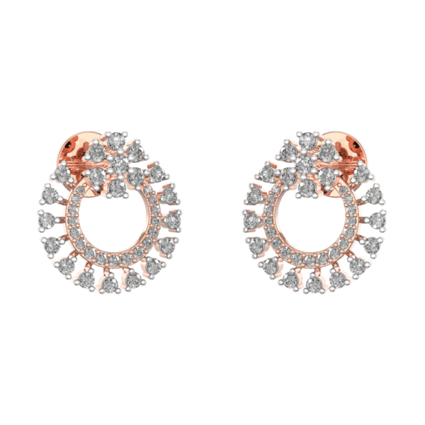 Dainty Diamond Dailywear Earrings made from VVS EF diamond quality with 0.85 carat diamonds