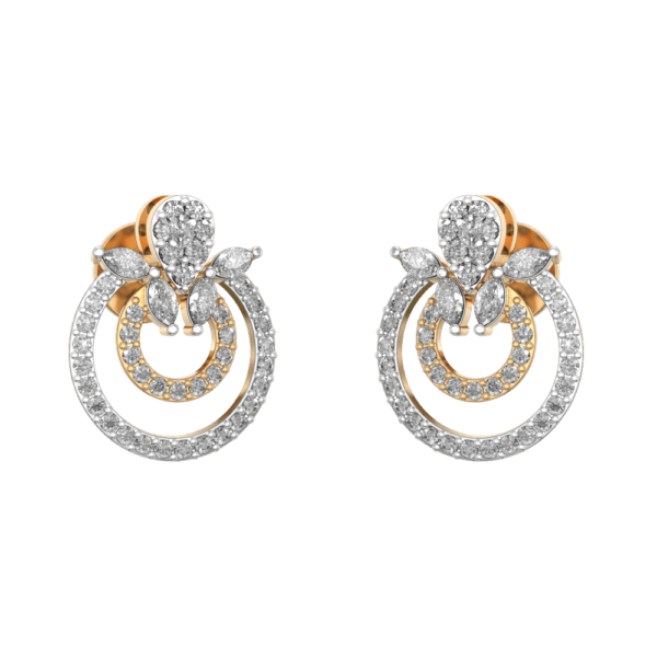 Enticing Daily Dazzle Diamond Earrings made from VVS EF diamond quality with 1.12 carat diamonds