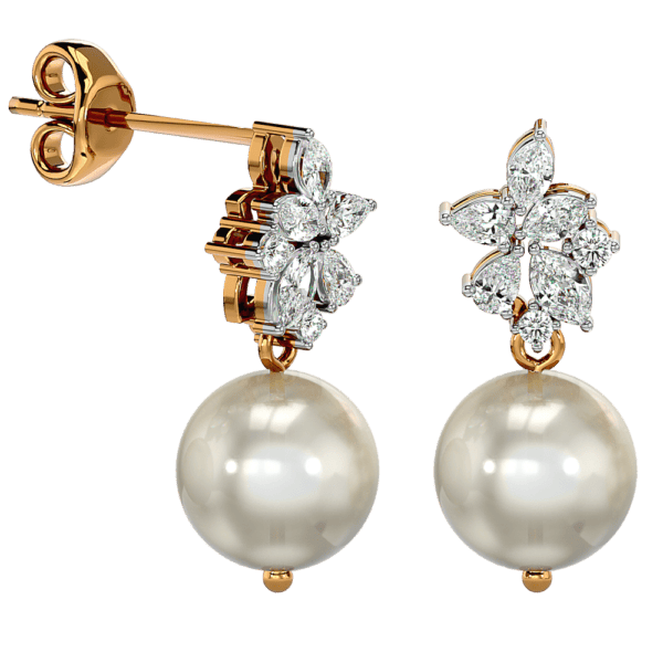 VVS EF Grade Forbidden Fruit Diamond Earrings with 0.38 carat diamonds