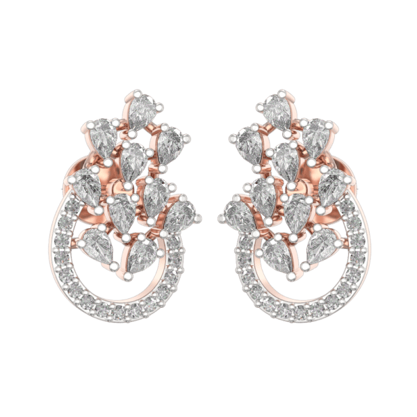 Glorious Buds Diamond Earrings made from VVS EF diamond quality with 1.15 carat diamonds