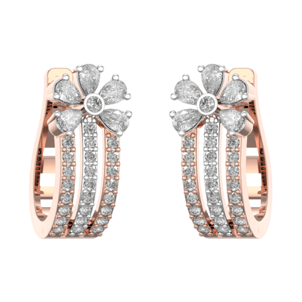 Gracious Dazzle Diamond Earrings made from VVS EF diamond quality with 0.72 carat diamonds