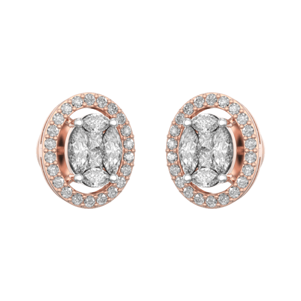 Infinite Dazzles Diamond Earrings made from VVS EF diamond quality with 1 carat diamonds