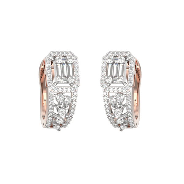 Infinite Desires Diamond Stud Earrings made from VVS EF diamond quality with 1.1 carat diamonds