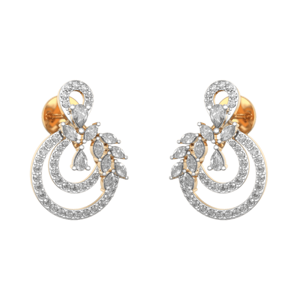 Majestic Diamond Earrings made from VVS EF diamond quality with 1.5 carat diamonds