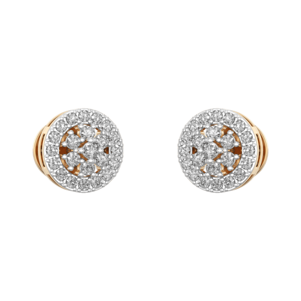 Moonlit Midnight Diamond Earrings made from VVS EF diamond quality with 0.37 carat diamonds