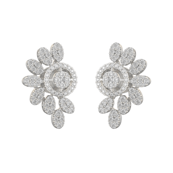 Ostentatious Outshine Diamond Earrings made from VVS EF diamond quality with 1.04 carat diamonds