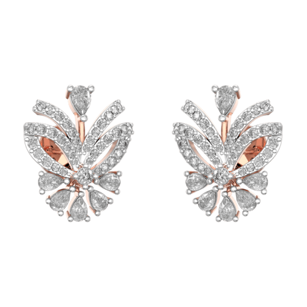 Ravishing Dailywear Diamond Earrings made from VVS EF diamond quality with 1.24 carat diamonds