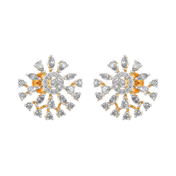 Regal Archduchess Diamond Earrings made from VVS EF diamond quality with 1.11 carat diamonds