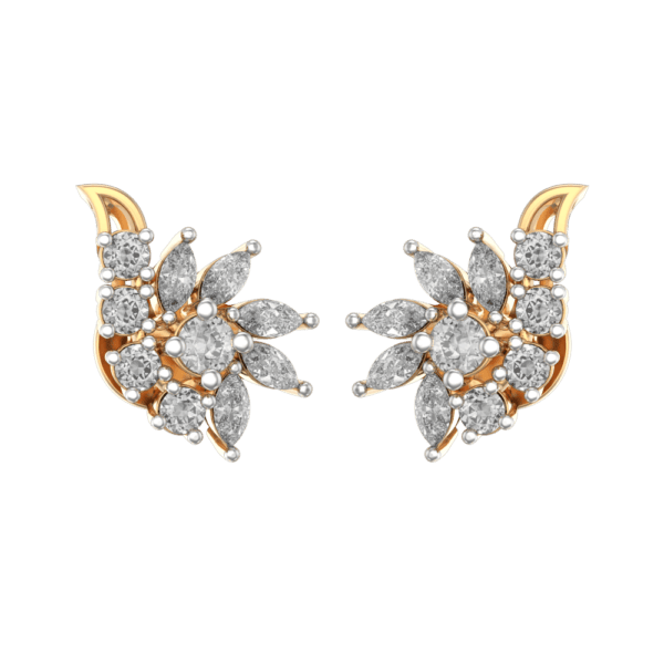VVS EF Grade Rhythmic Radiance Diamond Earrings with 1.6 carat diamonds