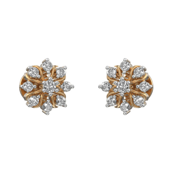 Starlit Wonder Diamond Earrings made from VVS EF diamond quality with 0.29 carat diamonds