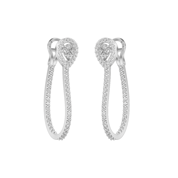 Timeless Fascinations Diamond Earrings made from VVS EF diamond quality with 0.91 carat diamonds