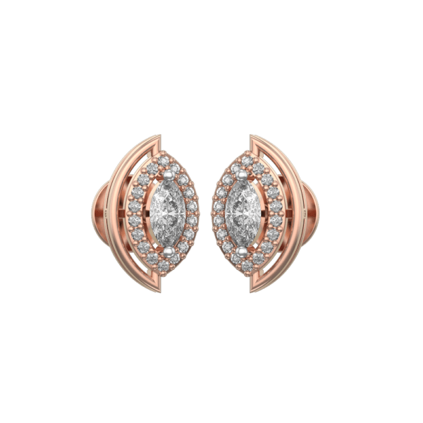 0.25 ct Captivating Charms Solitaire Diamond Earrings made from VVS EF diamond quality with 0.68 carat diamonds