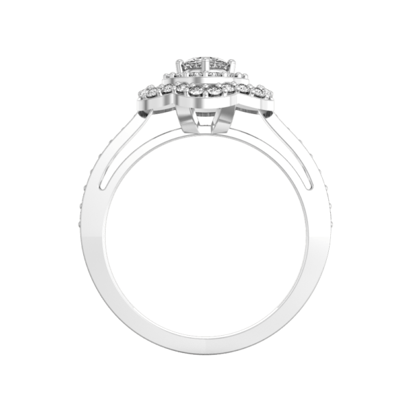 An additional view of the 0.25 ct Country Queen Solitaire Diamond Engagement Ring