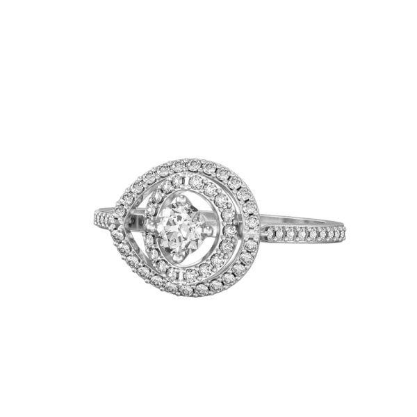 View of the 0.25 ct Sailing Splendor Solitaire Diamond Engagement Ring in close up
