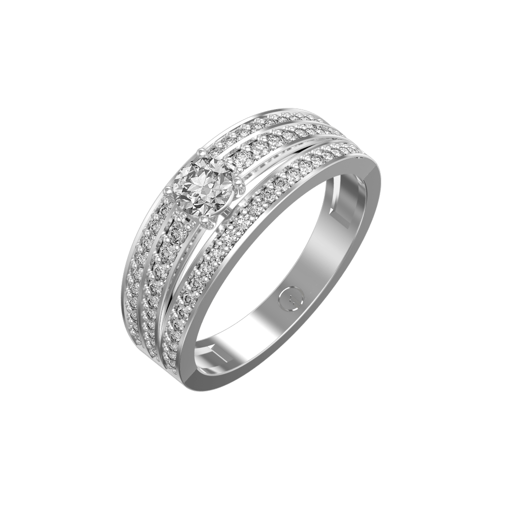 Silver Solitaire Band For Him – GIVA Jewellery